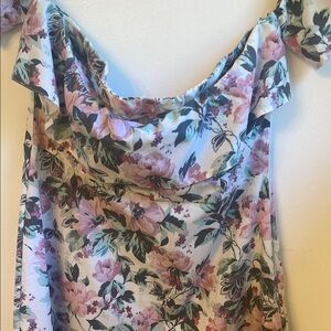 ASOS Floral Off-Shoulder Dress